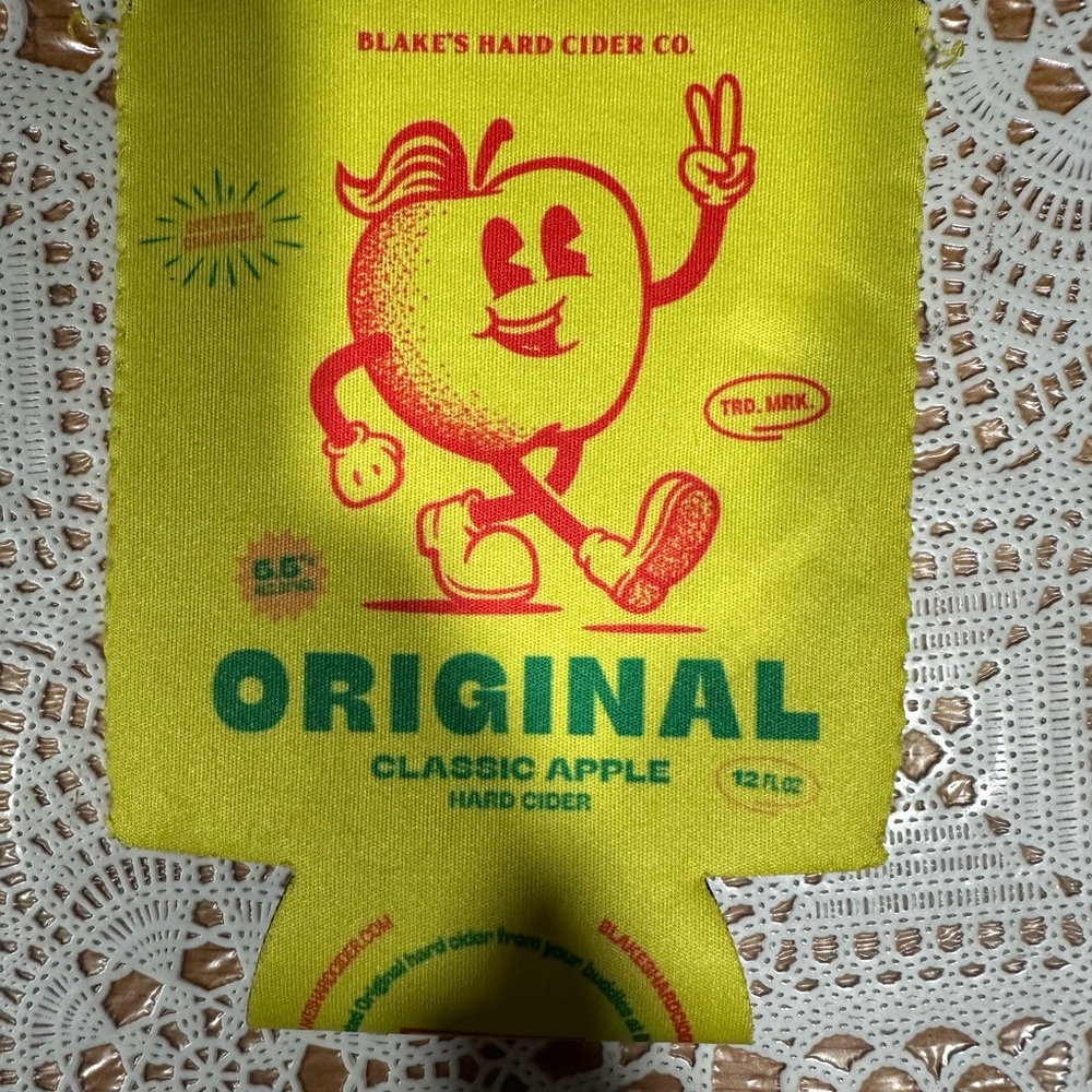 Blake's Hard Cider Co. Yellow Can Cooler